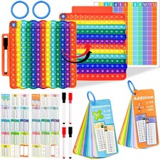 Addition Flash Cards Multiplication Flash Cards  Fingertip Bubbles Toy, Inte...
