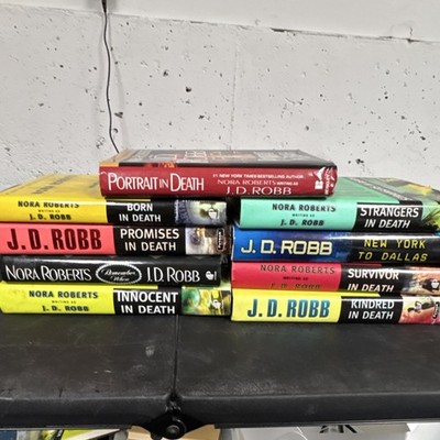 Nora Roberts J.D. Robb In Death Series Hardcover Mystery Crime Thriller Lot x9