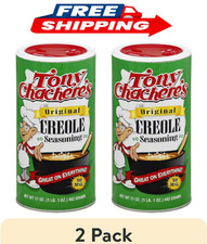 2 pack Tony Chachere's, Cajun, Creole, Original Seasoning, 17 oz, Shelf Stable