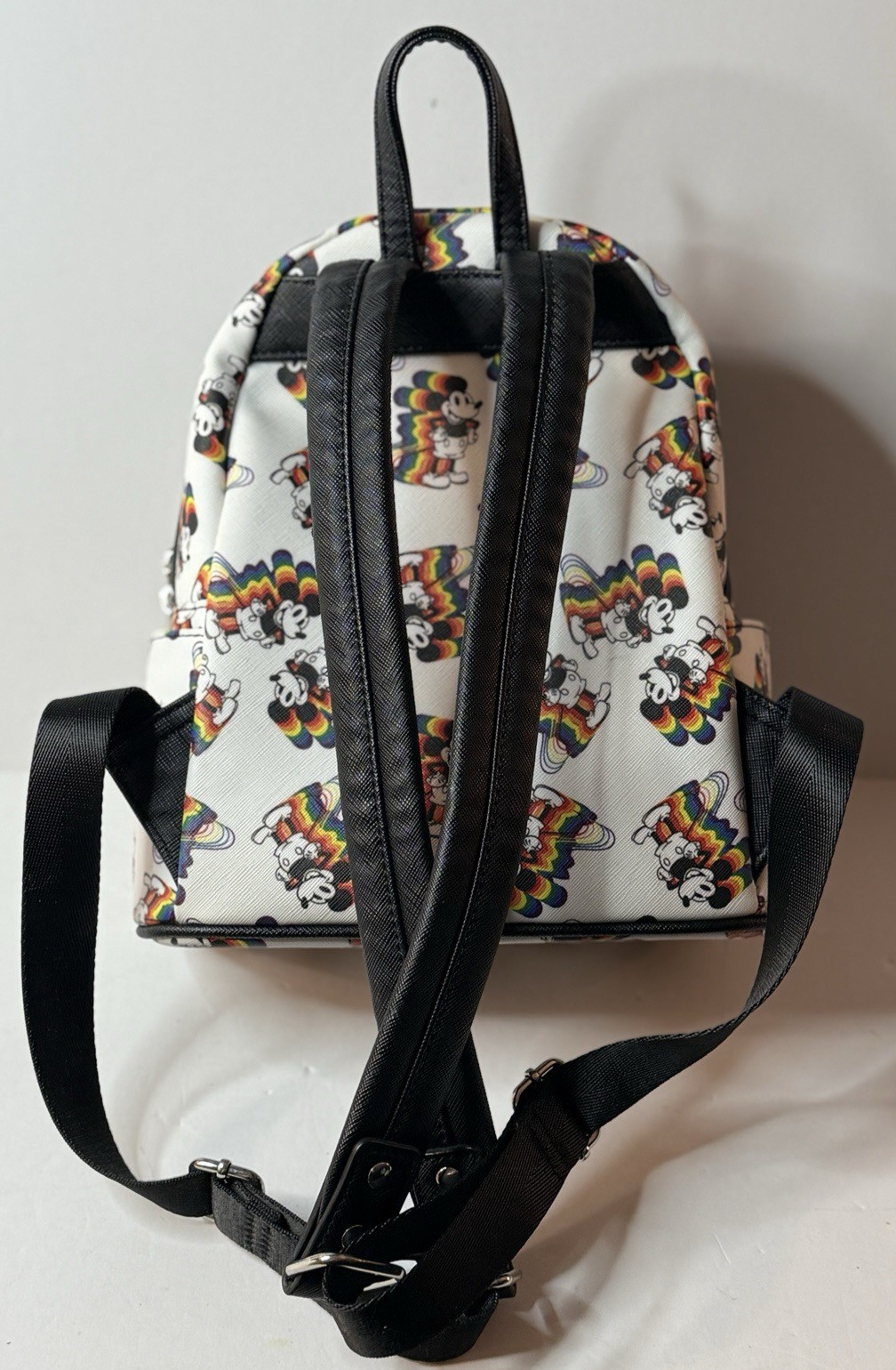 Rainbow Mickey Mouse Loungefly Backpack - image 8