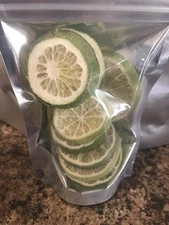 Lime Slices Freeze Dried Wheels Drink Garnishes