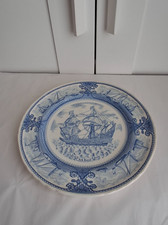 Mason's Arc Royal / Raleigh Plate 10 in Blue & White