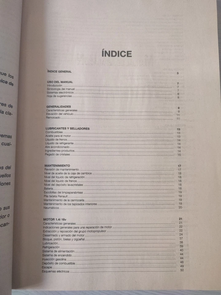 Manual De Taller RENAULT MEGANE 2 - Imagen 2 de 4