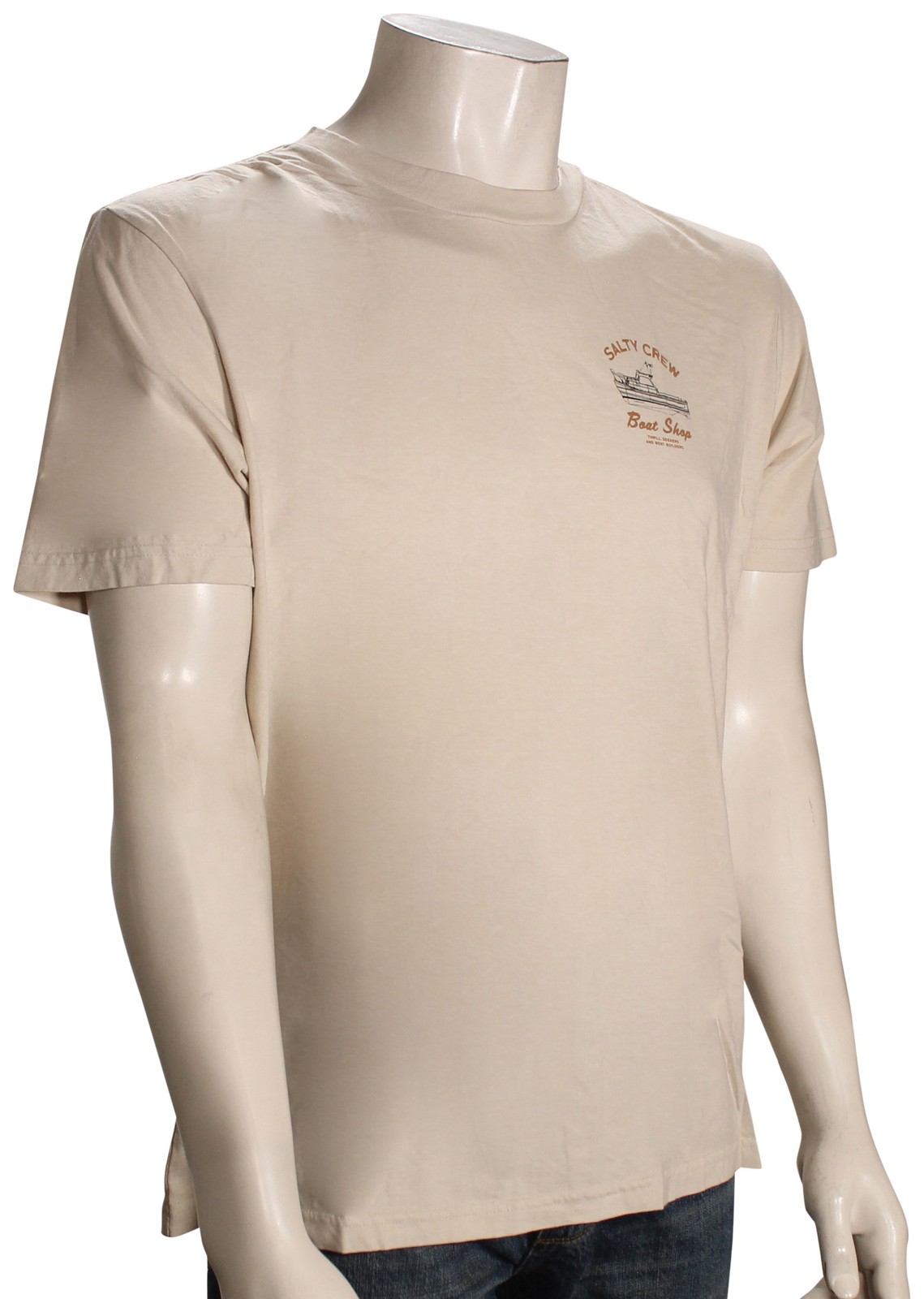 Футболка Salty Crew Boat Shop SS - Bone - Новинка 5790₽