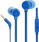 JBL TUNE 110 Wired Earbuds Stereo In-Ear Headphones with Mic Blue Pure Bass