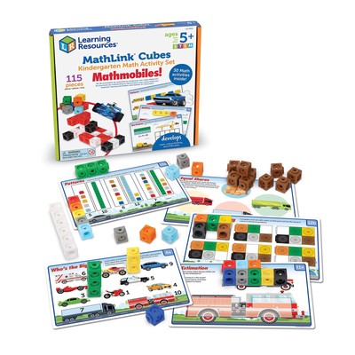 Learning Resources MathLink Cubes Kindergarten Math Activity Set: Mathmobiles! 1
