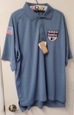 Galls Men's SS CoreCivic Uniform Polo, SQ423A Blue XL NWT Scotchguard