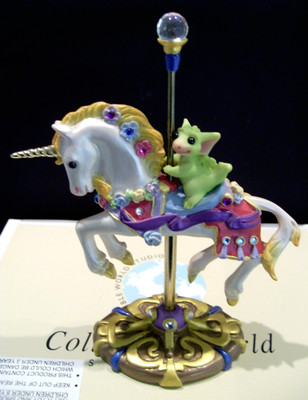 pocket dragons 'RIDING THE UNICORN' 2004 Neuwertig.  Verpackt.  Selten. Rarität