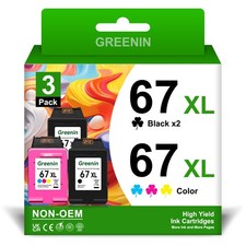 67XL XXL Ink Cartridges for HP Deskjet 2700e 2800e 2752e Envy 6000 6055e 6458e