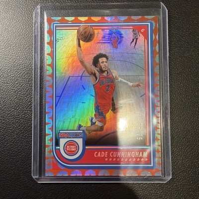 Cade Cunningham 2022-23 Panini NBA Hoops Gravity /75  #59 Detroit Pistons SP
