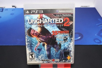 UNCHARTED 2 AMONG THIEVES PS3 PlayStation 3 Video Game Action-Adventure