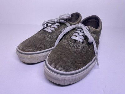 Vintage Vans Olive Green Textured  Lace up Size 8.5 Men s Or 10.5 Women s