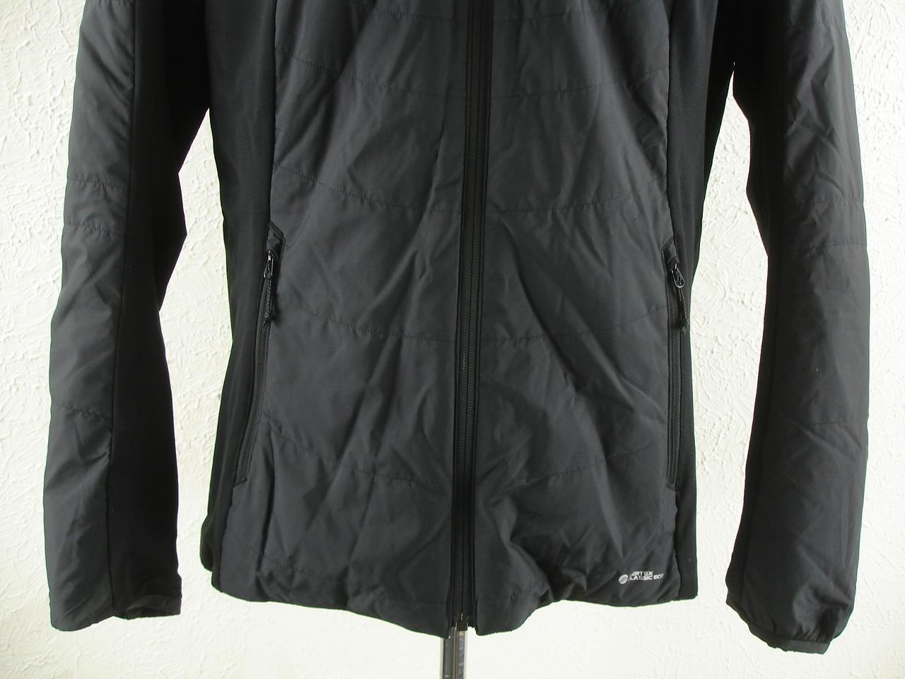 Giacca uomo XL Salomon Drifter Loft reversibile con cappuccio nera isolata Primaloft