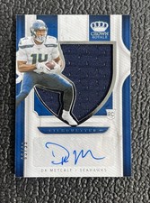 🔥DK METCALF 2019 PC CR SILHOUETTES ROOKIE PATCH AUTOGRAPH #'D /99!🔥STEELERS!