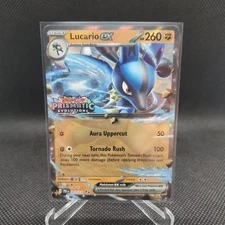 Lucario EX 051/131 Prismatic Evolutions Stamped Promo Pokémon TCG 