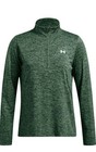 NWT WOMENS UNDER ARMOUR 1/2 ZIP LONG SLEEVE TECH TWIST TOP SIZE XXL FOREST GREEN