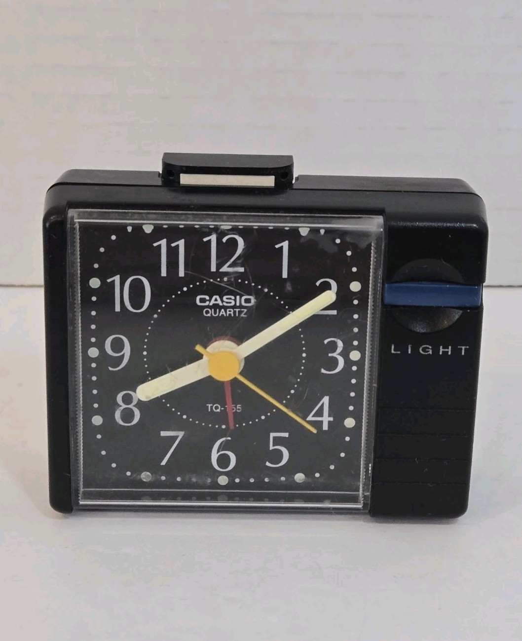Casio Quartz Vintage Travel Clock TQ 155 Casio Quartz Vintage Travel Clock TQ 155 Analog With Alarm And Light Works image