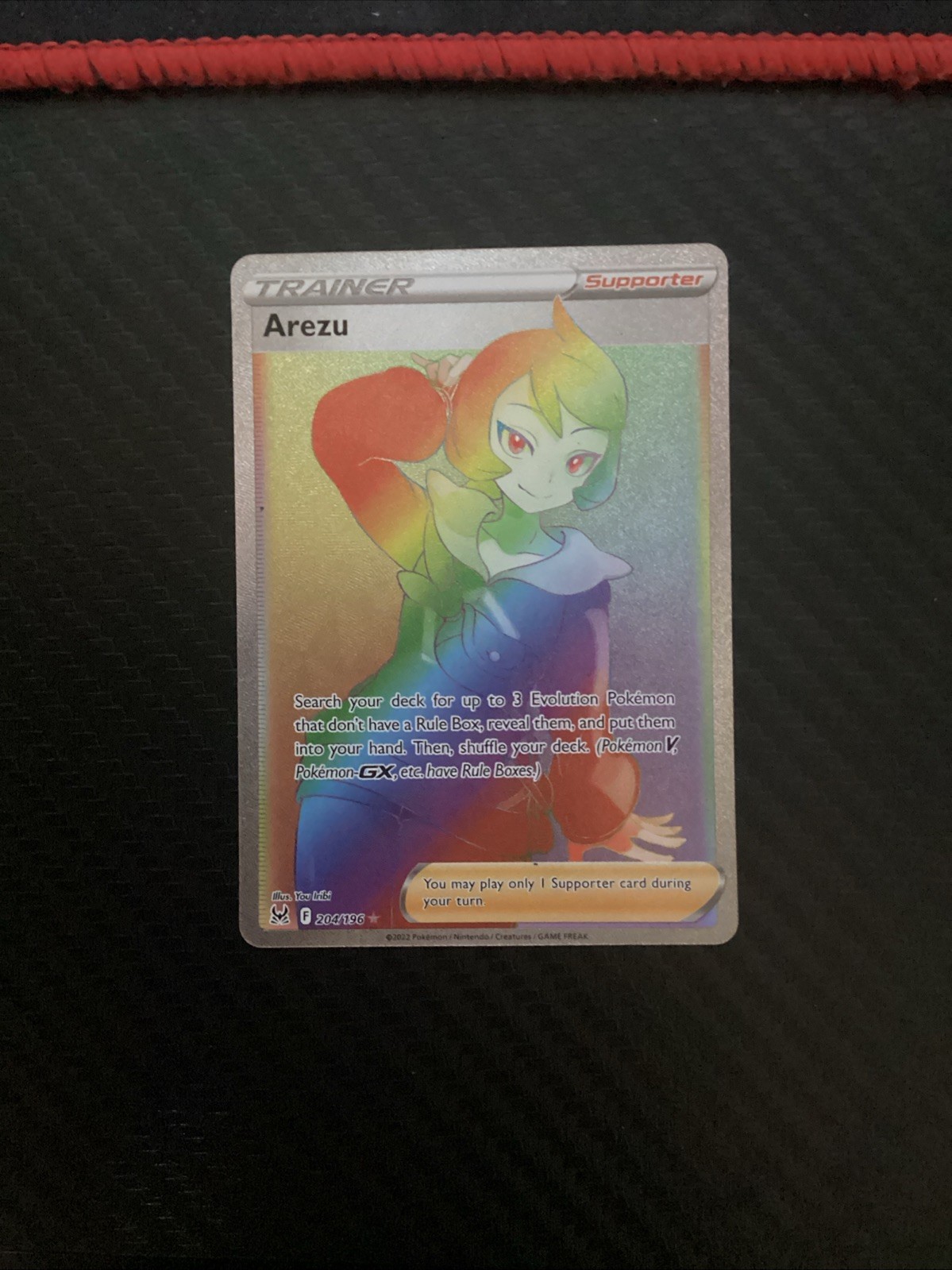 Arezu (Secret) 204/196 Swsh11: Lost Origin Holo Pokemon TCG - NM