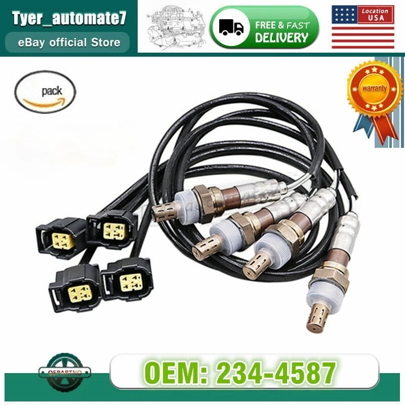 4 датчика кислорода O2 02 234-4587 для Jeep Grand Cherokee Commander Dodge Ram 1500 - Изображение 2 из 4