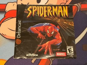 FULLY WORKING, DAMAGED MANUAL - NO REG CARD: Spider-Man - Sega Dreamcast