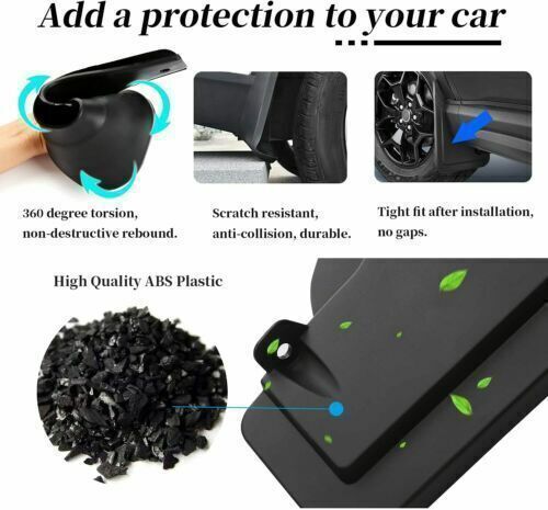 Mudguard Fits for Bronco Sport 2021-2024 Platic Mud Flaps Fenders 4pcs/set - Picture 4 of 7