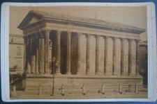 V 1880. Nimes . Square House Photo Albumin Print.