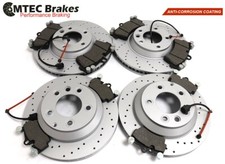 PASTIGLIE DISCHI FRENO ANTERIORI POSTERIORI ARGENTO FILI PER AUDI Q7 VW TOUAREG PORSCHE CAYENNE