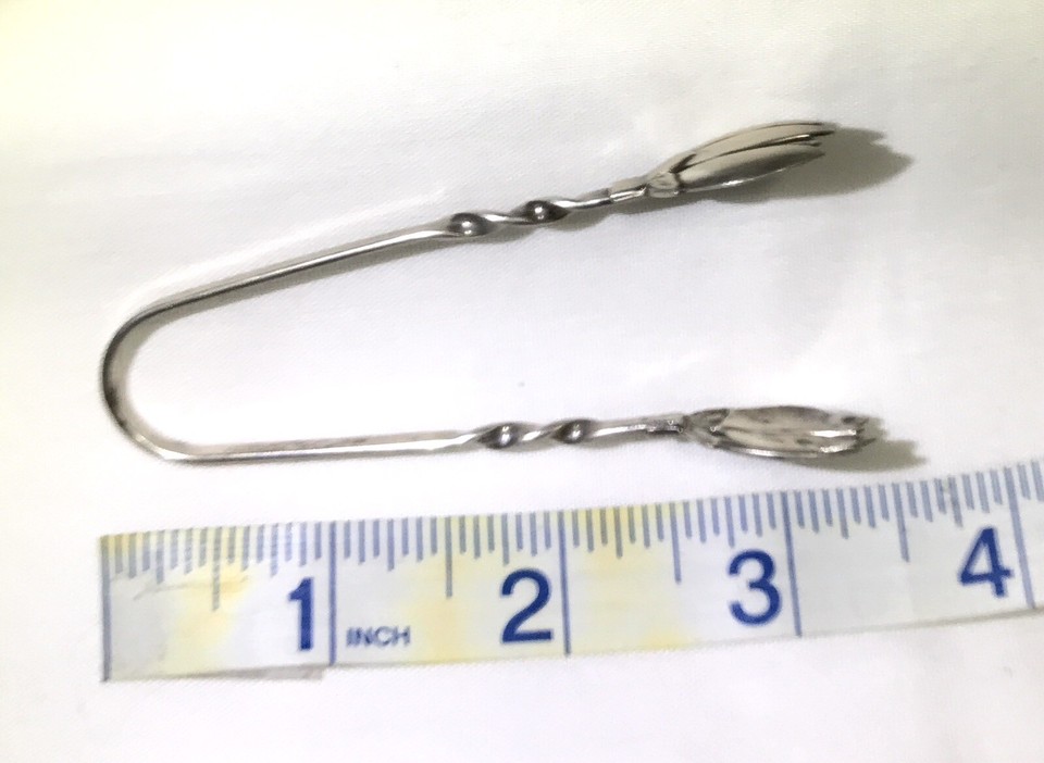VTG Raimond Sterling Silver TULIP Sugar Tongs eBay