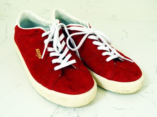 GOLDEN GOOSE DELUXE BRAND GGDB Rosso in Pelle Scamosciata Scarpe Da  Ginnastica vulcanizzata. Taglia 6 | eBay