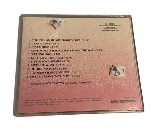 VTG 1988 Nanci Griffith “Little Love Affairs” CD - Picture 2 of 6