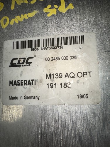 2005 Maserati Quattroporte Suspension Control Module ECU 191183 - Picture 2 of 6