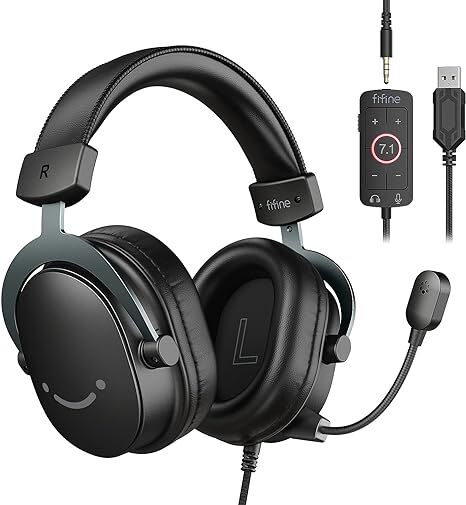 7.1 Surround Sound USB Gaming Headset with Detachable Mic-image