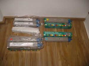 10 Tonerkassetten OKI C 3000 3400 3450 3600 3520 3530 Mikrofine Tonnercartridge