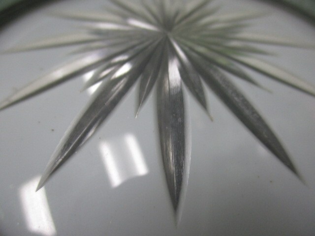 Rolls Royce Silver Cloud interior roof lamp glass star lens & chrome rim