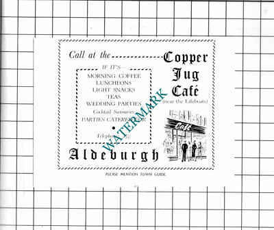 Kupferkrug Cafe Aldeburgh Suffolk / B W Allen Photography - 1952 kleine Werbung