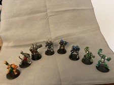GW Blood Bowl Team Chaos mit 8 x Figuren u.a. Skaven,Warrior,Oger ... aus Metall