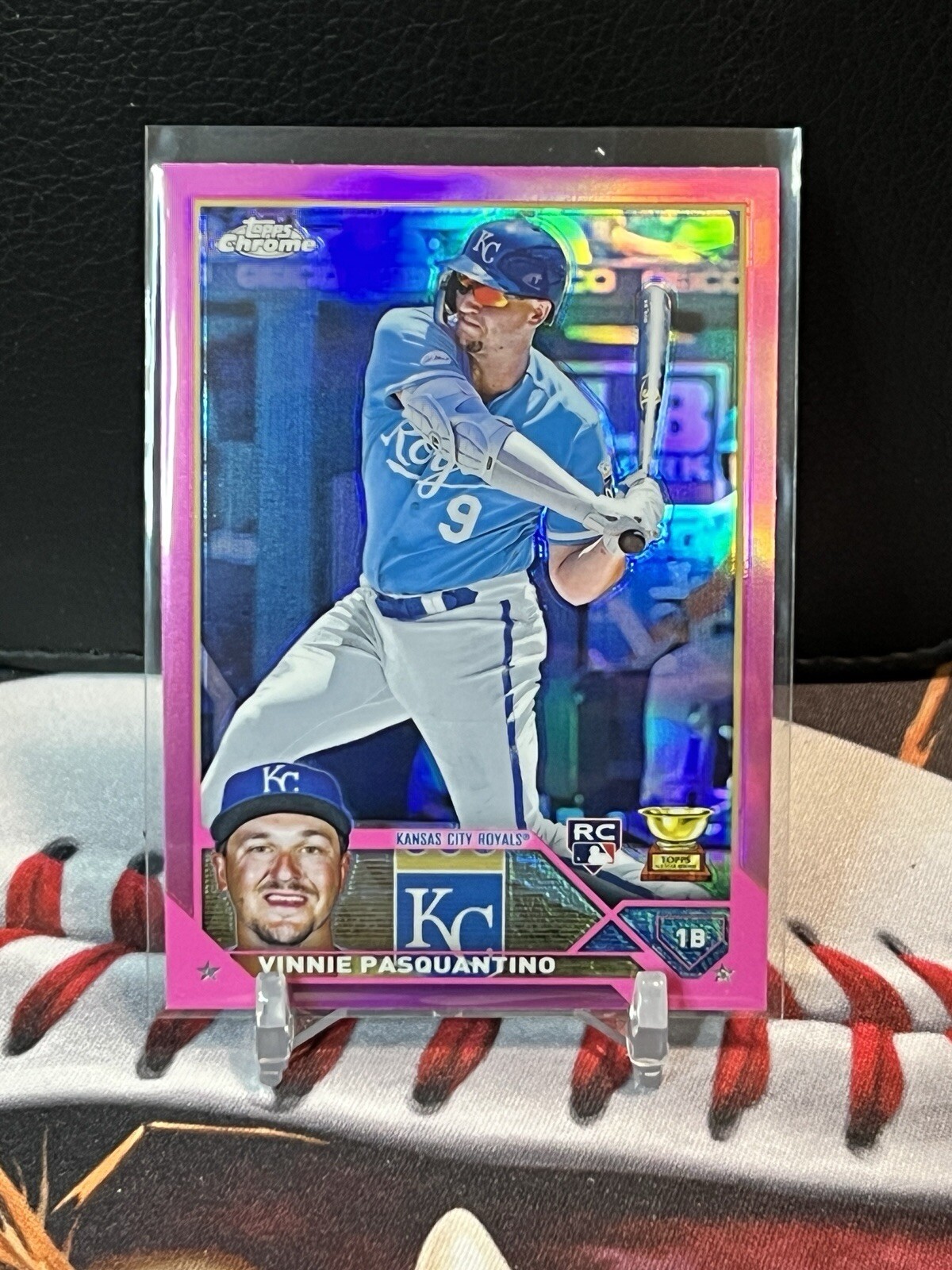 2023 Topps Chrome - Pink Refractor #119 Vinnie Pasquantino (RC)