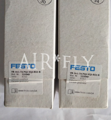 1PCS NEW IN BOX FOR FESTO vacuum generator VN-14-L-T4-PQ3-VQ3-RO2-B 532649