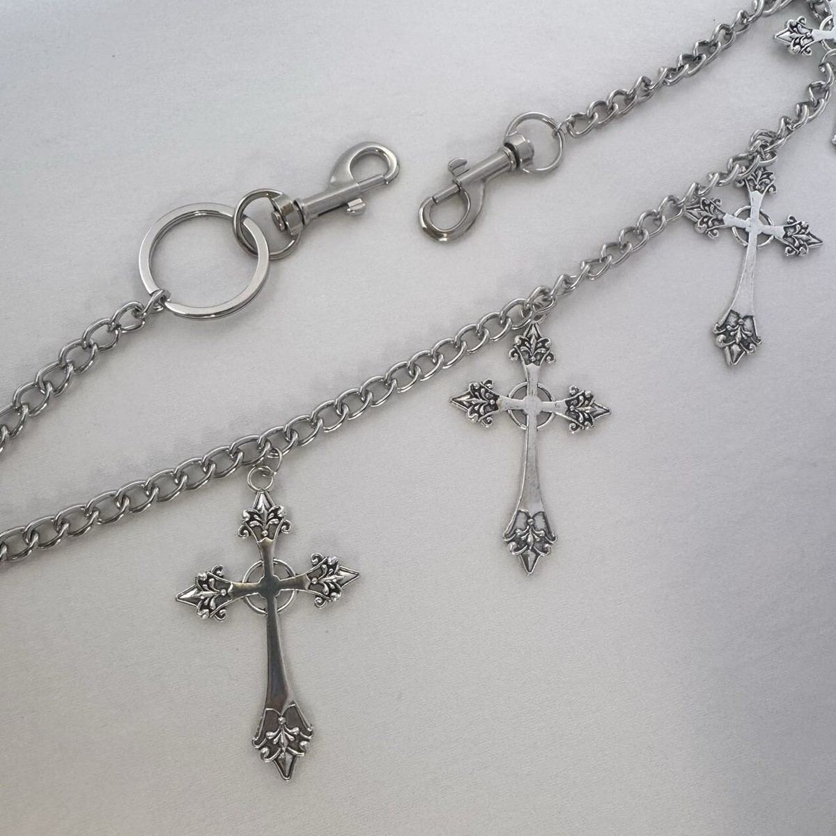 Cross Pants Chain for Men Women,Jeans Chain,Keys Chain,Biker