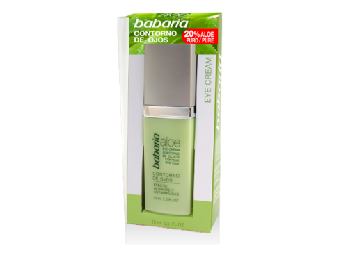 BABARIA CONTORNO DE OJOS DE ALOE VERA 15ML