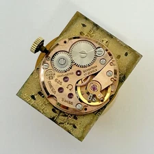 Omega Cal 625 Watch Movement Parts Balance Fork Spring Bridge Barrel Wheels