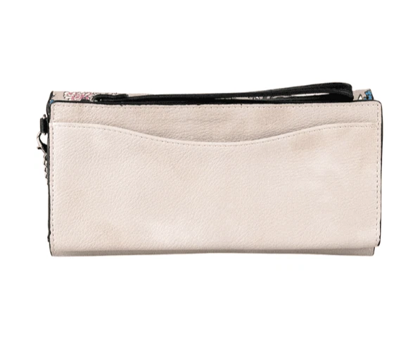 Desigual portafoglio reversibile nero 19SAYPX1 fiori donna edizione limitata ... - Immagine 4 di 4