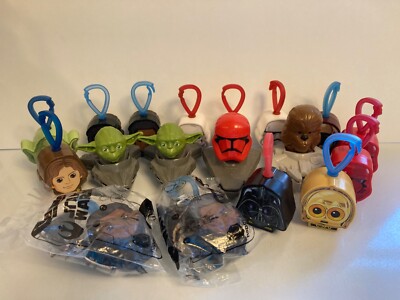 Darth Vader 2019 Mcdonalds Star Wars Happy Meal Toys lot of 18 Darth Vader  Yoda