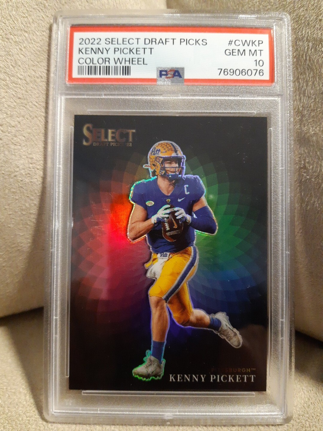 Kenny Pickett Panini Select Draft Picks Color Wheel #CWKP Base