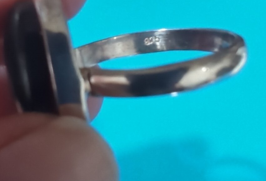 Large LABRADORITE Statement Ring 925 Sterling Sil… - image 4