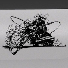 Ghost Rider Graphic Tailgate Hood Window Decal Vehicle Truck Vinyl Motorcycle 1x