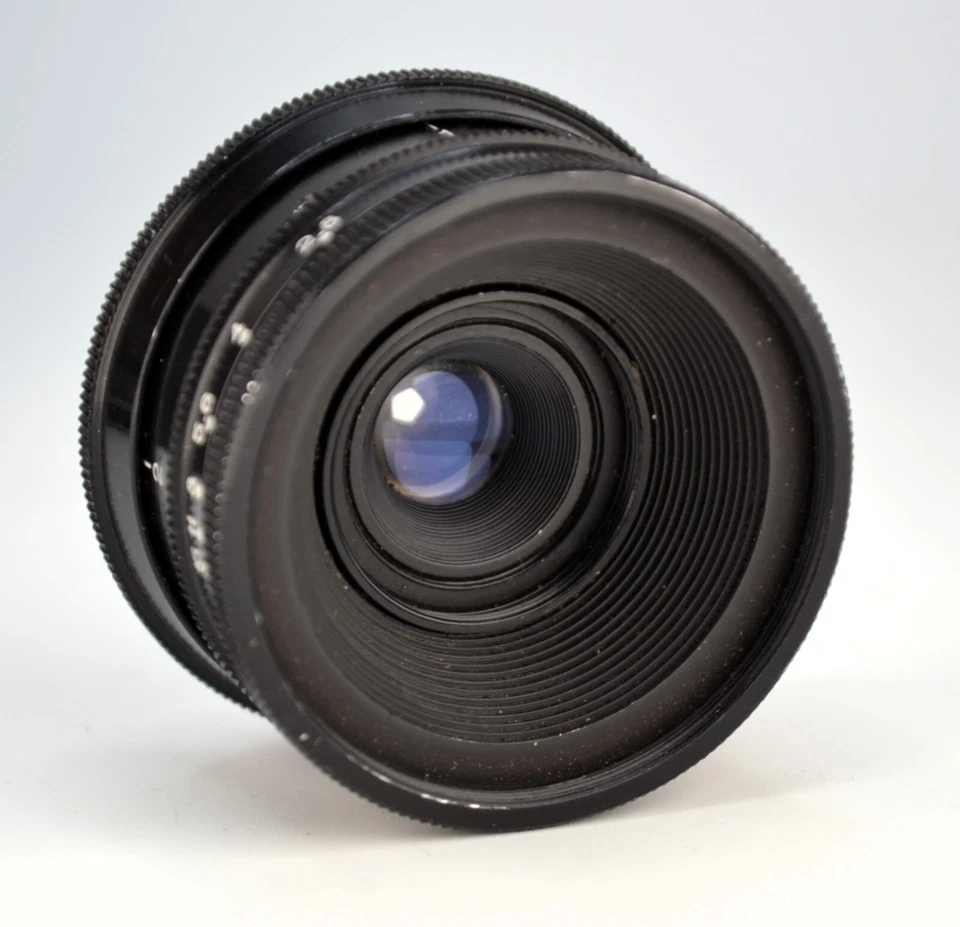 SUPER RARE EDITION! SOVIET USSR PANCAKE INDUSTAR-69 LENS f2.8/28 M39 mount (2) - Image 4 of 4