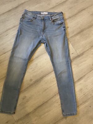 Bershka Super Skinny Men's Blue Jeans size Euro 40 UK