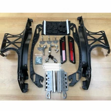 Hard Bag Saddlebag Hardware Black Latch Hinge Lock Kit For Harley Road King 14+