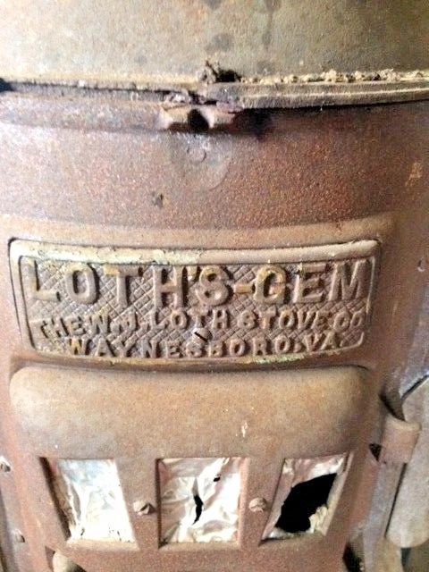 Local Pickup Rare The W. J Loth Stove Co. Iron Antique Wood Stove  Waynesboro VA. | eBay